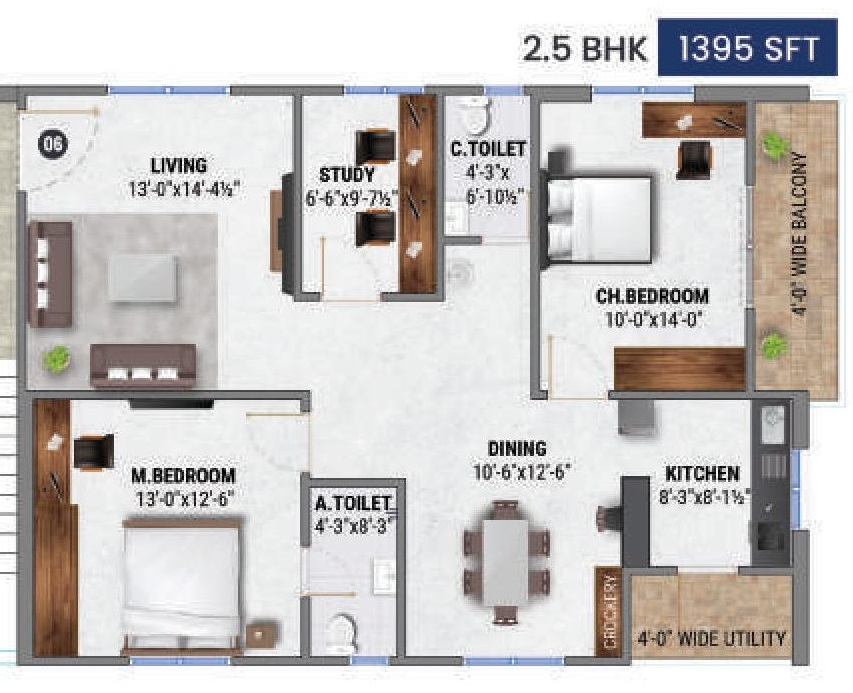 Fortune Greenhomes Swan Venkatraya Nagar, Hyderabad Apartments